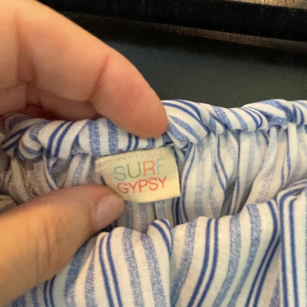 Surf Gypsy Strapless Ruffle Top - Picture 4 of 4